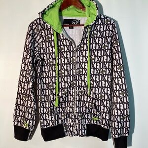 Fox Racing - Full zip hoodie. Size L